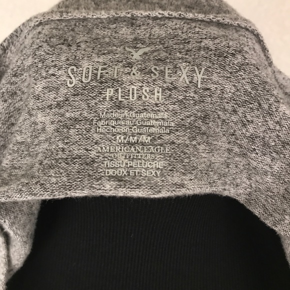 AMERICAN EAGLE | Gray Soft Sexy Plush Sweater M - Picture 8 of 8
